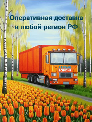 Доставка в любой регион РФ